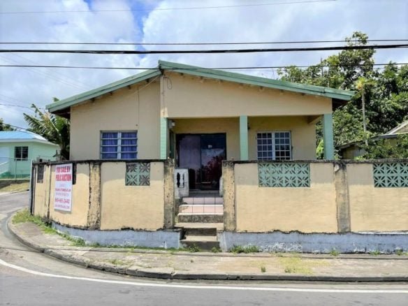 Affordable house for sale in Nevis with a spacious yard, ideal for family living, close to local amenities, perfect for investment or first-time homebuyers.