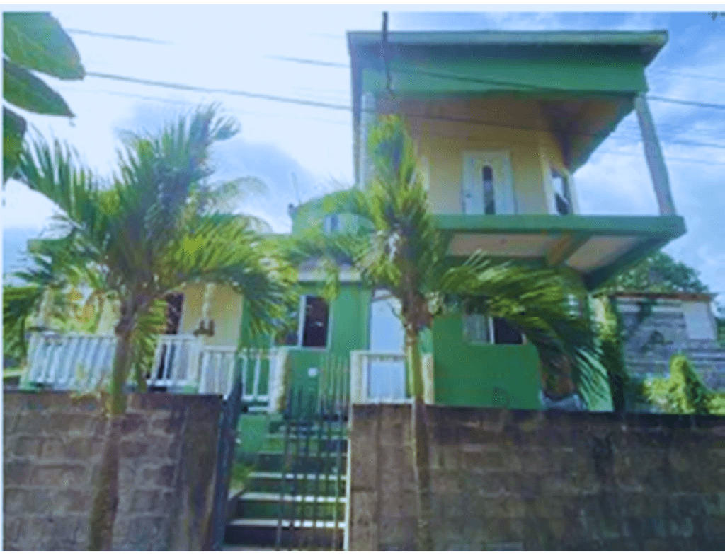 7 Degrees North Realtors tropical home in Nevis with lush greenery and scenic views.